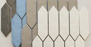 12 x 12 Picket Fence Porcelain Mosaic
