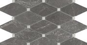 12x12 Stark Carbon Diamond Mosaic